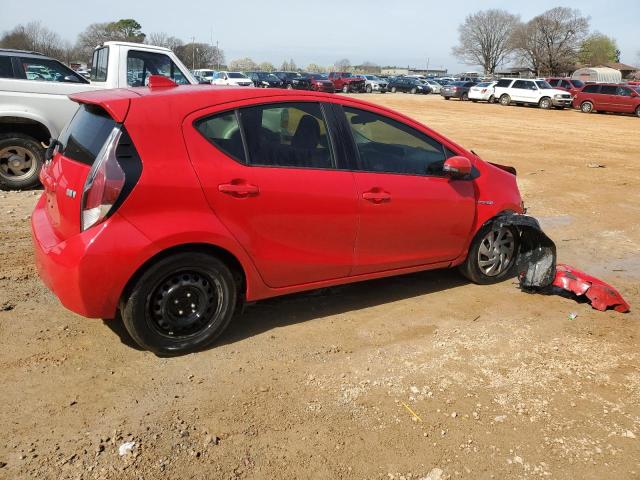 JTDKDTB37F1581151 - 2015 TOYOTA PRIUS C RED photo 3