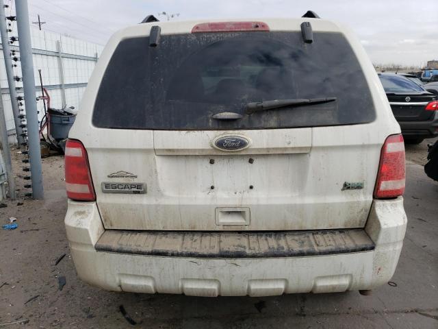 1FMCU9DG2BKA92535 - 2011 FORD ESCAPE XLT WHITE photo 6