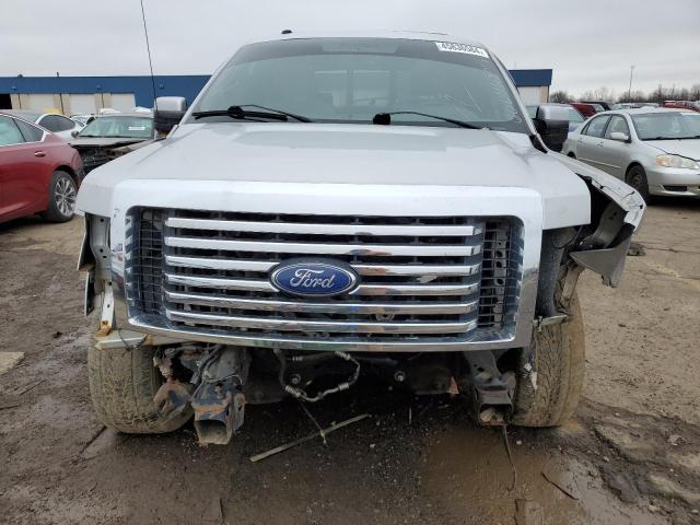 1FTFW1E62BFA57585 - 2011 FORD F150 SUPERCREW SILVER photo 5