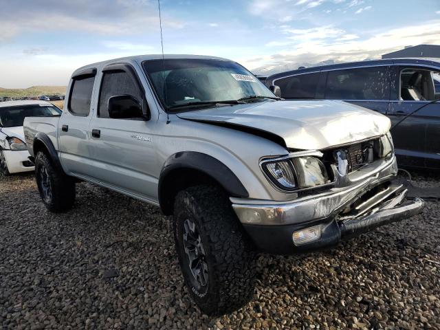 5TEHN72N64Z415612 - 2004 TOYOTA TACOMA DOUBLE CAB SILVER photo 4