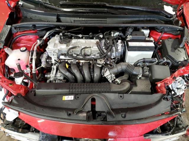 5YFEPMAEXMP180022 - 2021 TOYOTA COROLLA LE RED photo 11