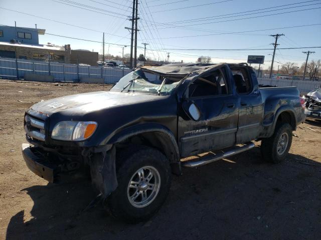 5TBBT44123S348127 - 2003 TOYOTA TUNDRA ACCESS CAB SR5 BLACK photo 1
