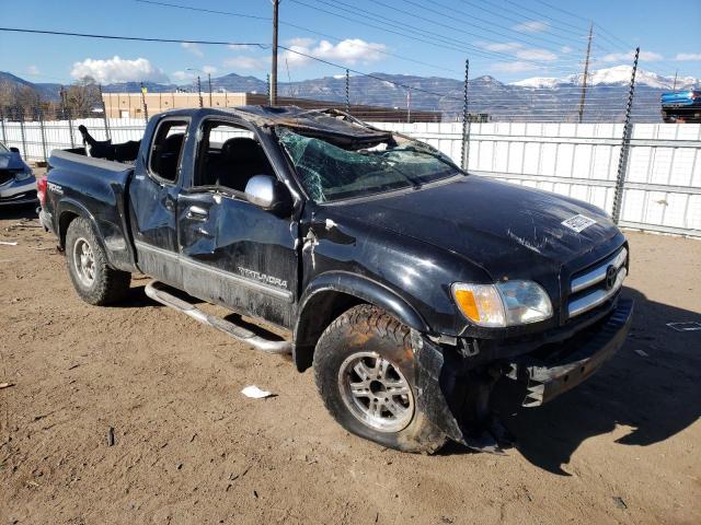 5TBBT44123S348127 - 2003 TOYOTA TUNDRA ACCESS CAB SR5 BLACK photo 4