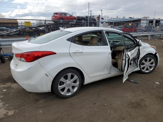 5NPDH4AE4BH010015 - 2011 HYUNDAI ELANTRA GLS WHITE photo 3