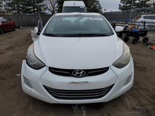 5NPDH4AE4BH010015 - 2011 HYUNDAI ELANTRA GLS WHITE photo 5