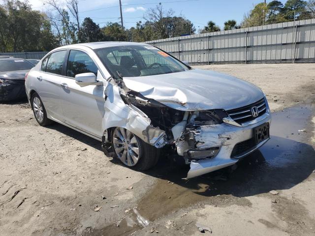 1HGCR2F85FA036718 - 2015 HONDA ACCORD EXL SILVER photo 4