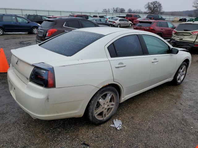 4A3AB36F77E046303 - 2007 MITSUBISHI GALANT ES WHITE photo 3