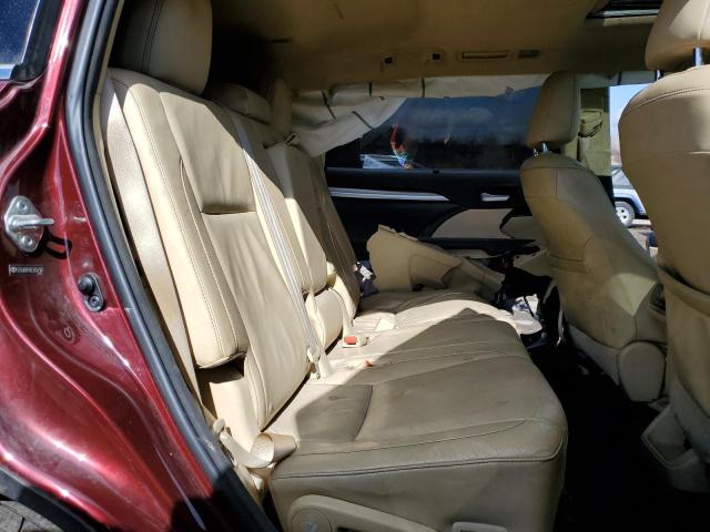 5TDJKRFH6ES054181 - 2014 TOYOTA HIGHLANDER XLE 栗色 照片 11