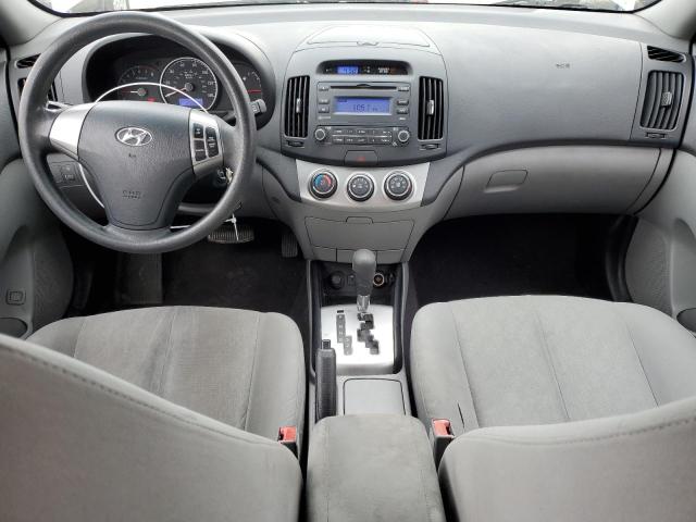 KMHDU4AD1AU172932 - 2010 HYUNDAI ELANTRA BLUE SILVER photo 8