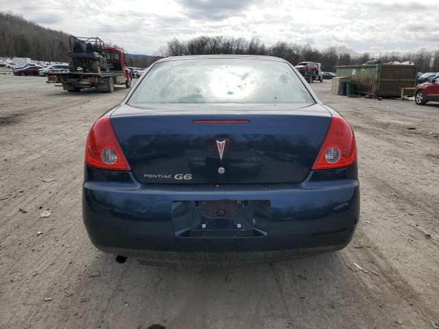 1G2ZG57BX84175016 - 2008 PONTIAC G6 BASE BLUE photo 6