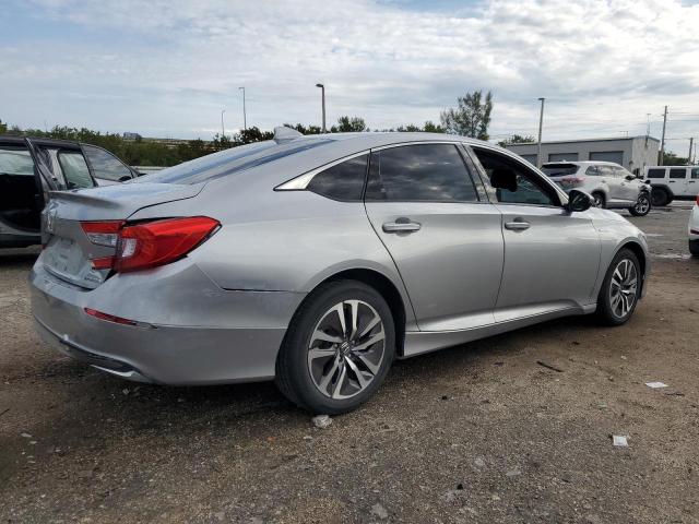 1HGCV3F14KA011100 - 2019 HONDA ACCORD HYBRID SILVER photo 3