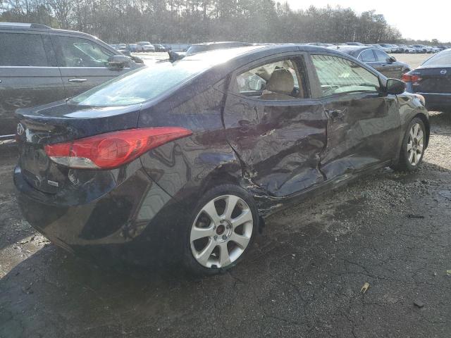 KMHDH4AE4CU220794 - 2012 HYUNDAI ELANTRA GLS BLACK photo 3