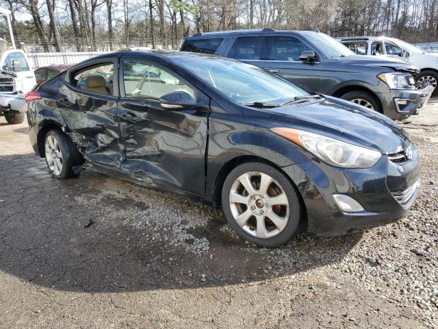 KMHDH4AE4CU220794 - 2012 HYUNDAI ELANTRA GLS BLACK photo 4