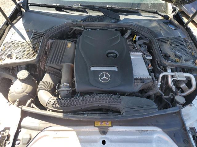 55SWF4KB5JU241651 - 2018 MERCEDES-BENZ C 300 4MATIC SILVER photo 11