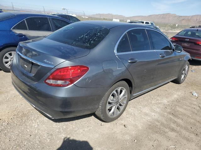 55SWF4KB5JU241651 - 2018 MERCEDES-BENZ C 300 4MATIC SILVER photo 3