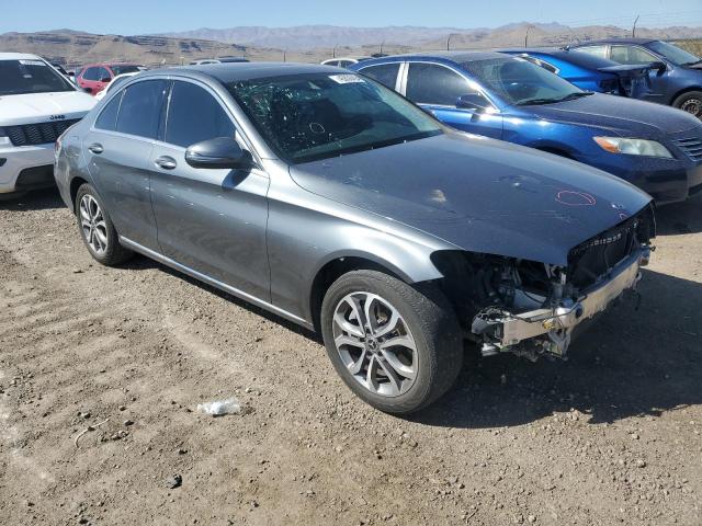 55SWF4KB5JU241651 - 2018 MERCEDES-BENZ C 300 4MATIC SILVER photo 4