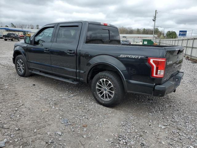 1FTEW1CP9FFD00726 - 2015 FORD F150 SUPERCREW BLACK photo 2