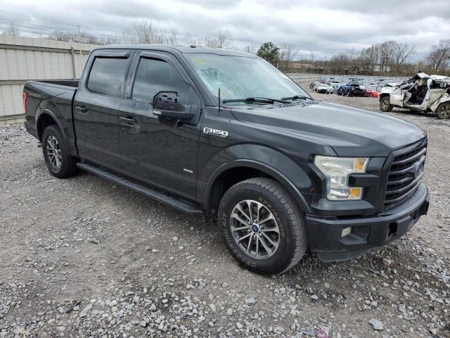 1FTEW1CP9FFD00726 - 2015 FORD F150 SUPERCREW BLACK photo 4