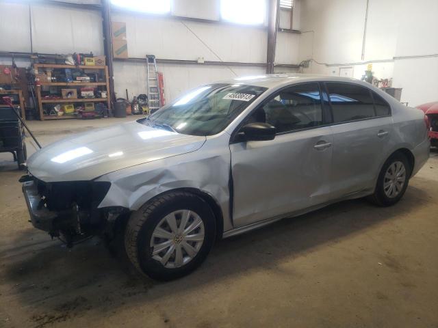 3VW1K7AJ9DM415770 - 2013 VOLKSWAGEN JETTA BASE Արծաթագույն լուսանկար 1