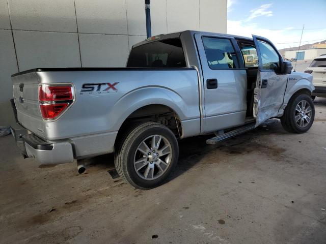 1FTFW1CF3EKD58624 - 2014 FORD F150 SUPERCREW SILVER photo 3