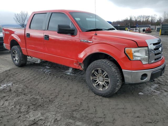 1FTFW1EF5CFA21181 - 2012 FORD F150 SUPERCREW RED photo 4