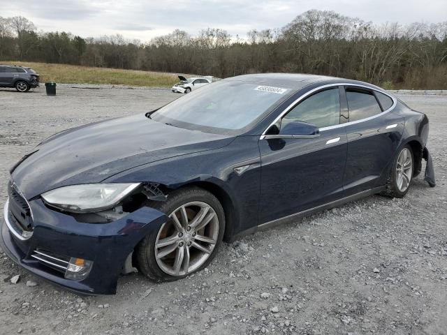 5YJSA1CN8DFP06787 - 2013 TESLA MODEL S Կապույտ լուսանկար 1