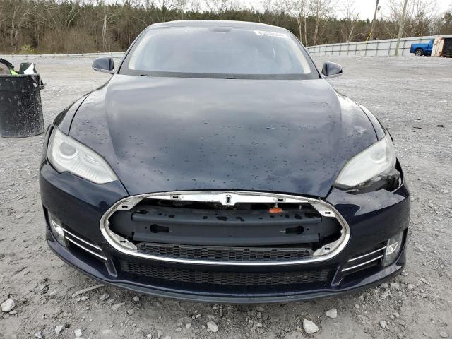 5YJSA1CN8DFP06787 - 2013 TESLA MODEL S BLUE photo 5