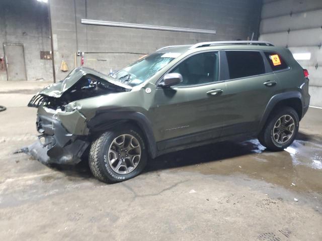 1C4PJMBX8MD222989 - 2021 JEEP CHEROKEE TRAILHAWK GREEN photo 1