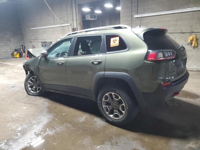1C4PJMBX8MD222989 - 2021 JEEP CHEROKEE TRAILHAWK GREEN photo 2