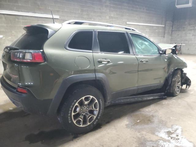 1C4PJMBX8MD222989 - 2021 JEEP CHEROKEE TRAILHAWK GREEN photo 3