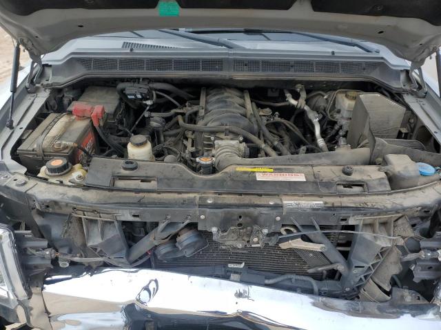 1N6BA0CA3BN313377 - 2011 NISSAN TITAN S SILVER photo 11