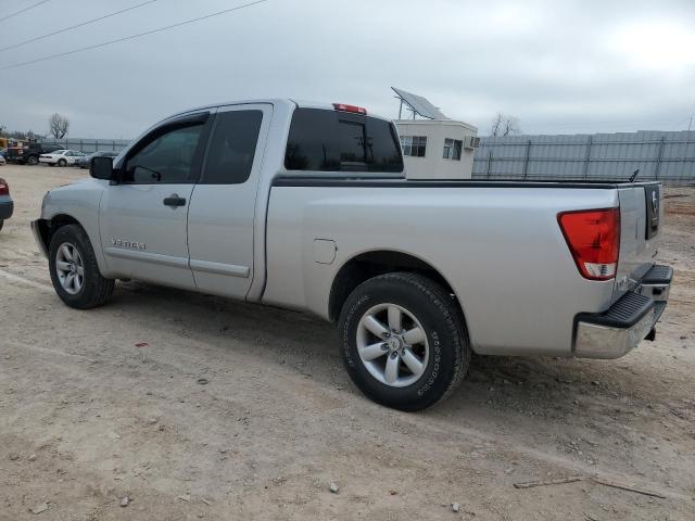 1N6BA0CA3BN313377 - 2011 NISSAN TITAN S SILVER photo 2