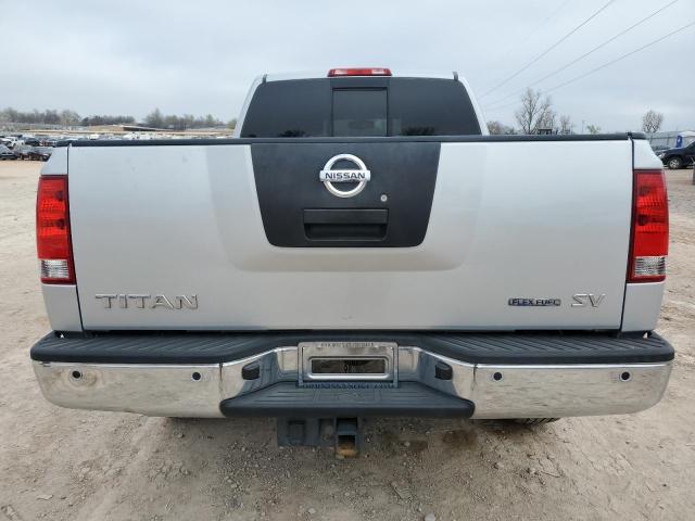 1N6BA0CA3BN313377 - 2011 NISSAN TITAN S SILVER photo 6