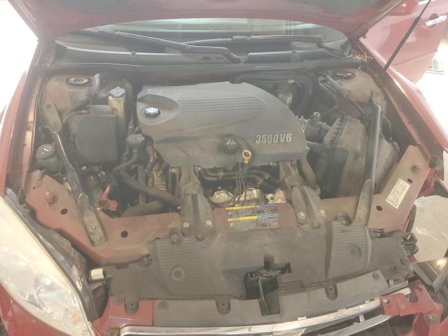 2G1WT55N081226096 - 2008 CHEVROLET IMPALA LT RED photo 11