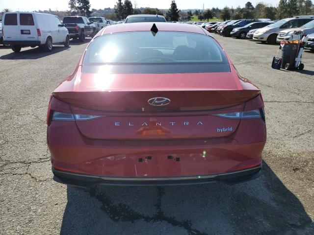 KMHLN4AJ1PU046867 - 2023 HYUNDAI ELANTRA LIMITED BURGUNDY photo 6