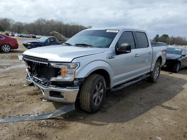1FTEW1EP5JFB37949 - 2018 FORD F150 SUPERCREW SILVER photo 1