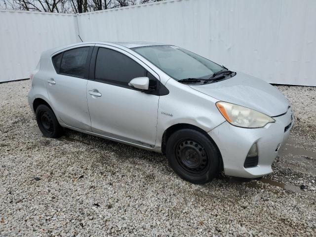 JTDKDTB31D1542147 - 2013 TOYOTA PRIUS C SILVER photo 4