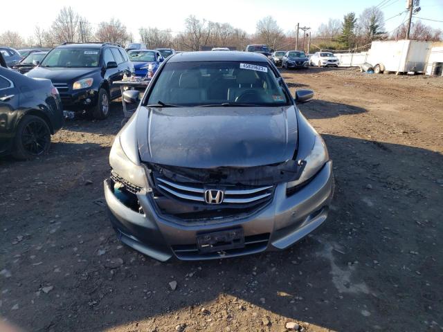 1HGCP3F85BA019911 - 2011 HONDA ACCORD EXL GRAY photo 5