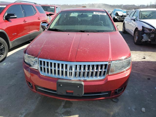 3LNHM26T08R659014 - 2008 LINCOLN MKZ RED photo 5