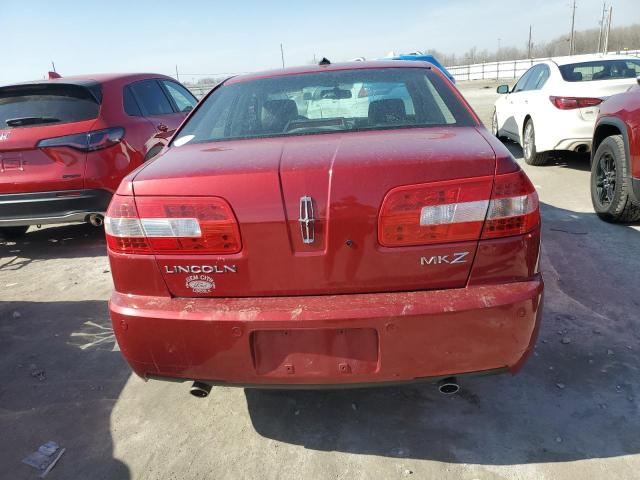 3LNHM26T08R659014 - 2008 LINCOLN MKZ RED photo 6