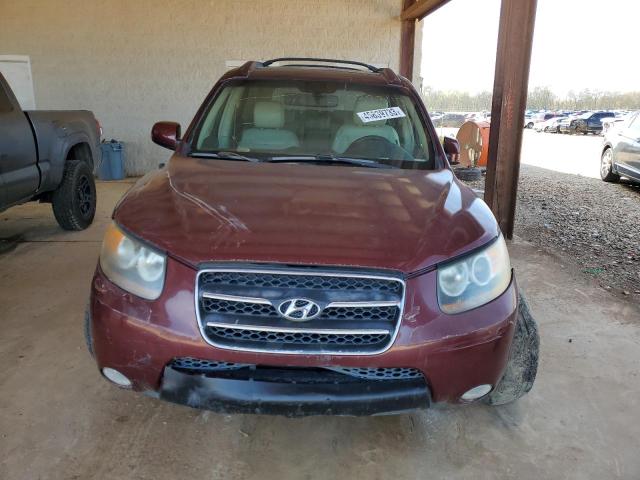 5NMSH13E87H038343 - 2007 HYUNDAI SANTA FE SE BURGUNDY photo 5