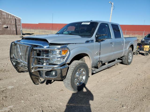 1FT8W3BT0DEB62553 - 2013 FORD F350 SUPER DUTY SILVER photo 1