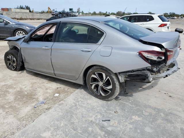 1HGCR2F31HA142414 - 2017 HONDA ACCORD LX SILVER photo 2