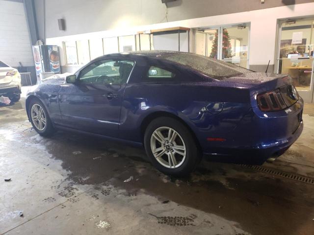 1ZVBP8AM6E5309516 - 2014 FORD MUSTANG BLUE photo 2