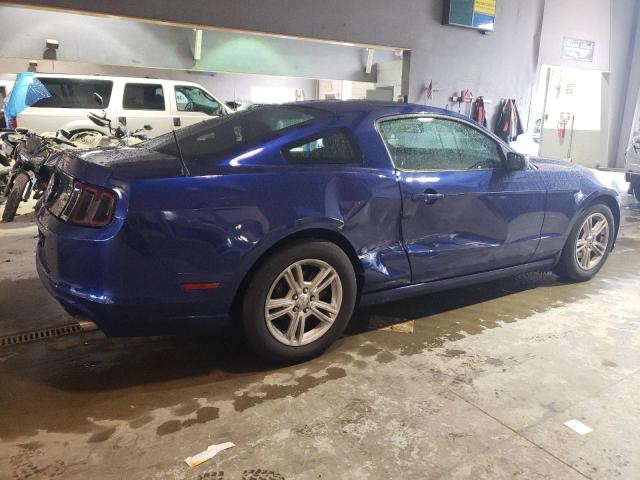 1ZVBP8AM6E5309516 - 2014 FORD MUSTANG BLUE photo 3