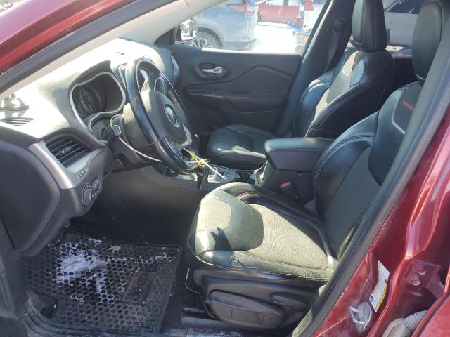 1C4PJMBS0GW326261 - 2016 JEEP CHEROKEE TRAILHAWK BURGUNDY photo 7