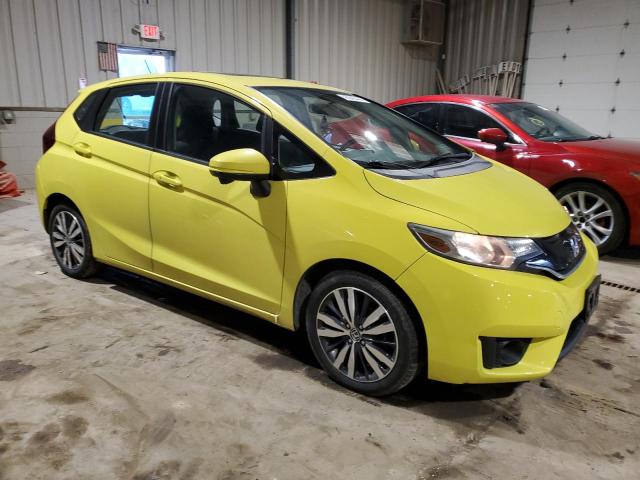 JHMGK5H70GS001105 - 2016 HONDA FIT EX YELLOW photo 4