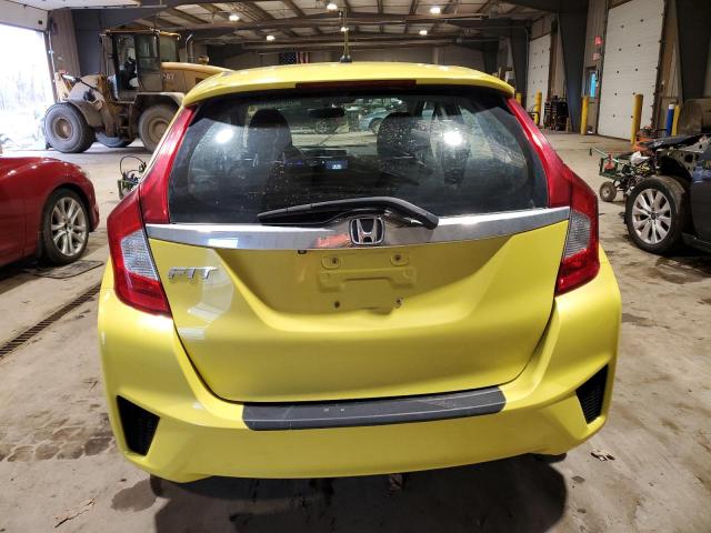 JHMGK5H70GS001105 - 2016 HONDA FIT EX YELLOW photo 6