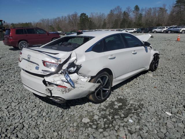 1HGCV2F34MA005005 - 2021 HONDA ACCORD SPORT WHITE photo 3