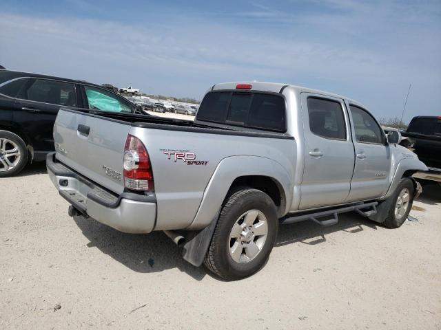 5TEJU4GN7AZ686301 - 2010 TOYOTA TACOMA DOUBLE CAB PRERUNNER SILVER photo 3